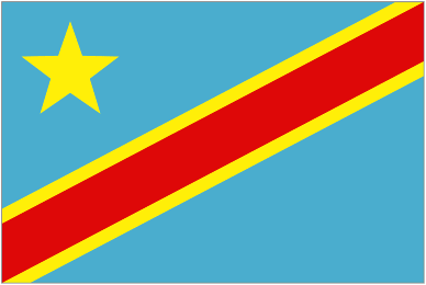 Flag of the Democratic Republic of the Congo