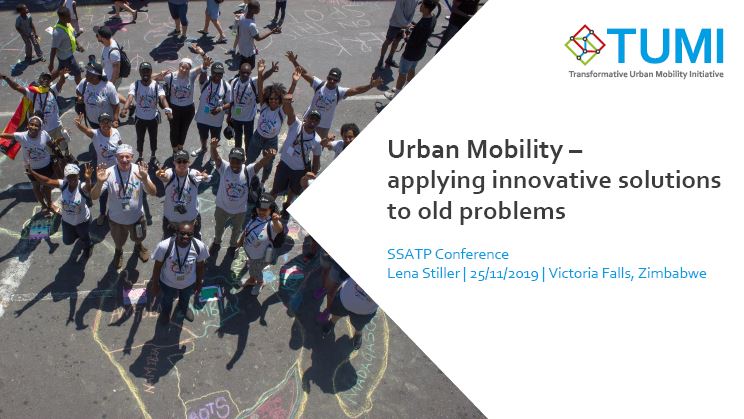 Urban Mobility - Applying Innovative Solutions to Old Problems