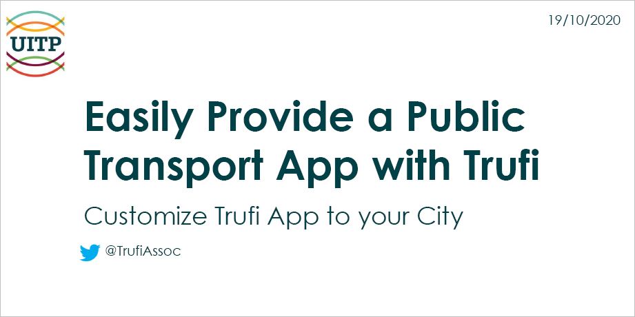 3rd Joint UITP & SSATP Webinar: Presentation on the Trufi App