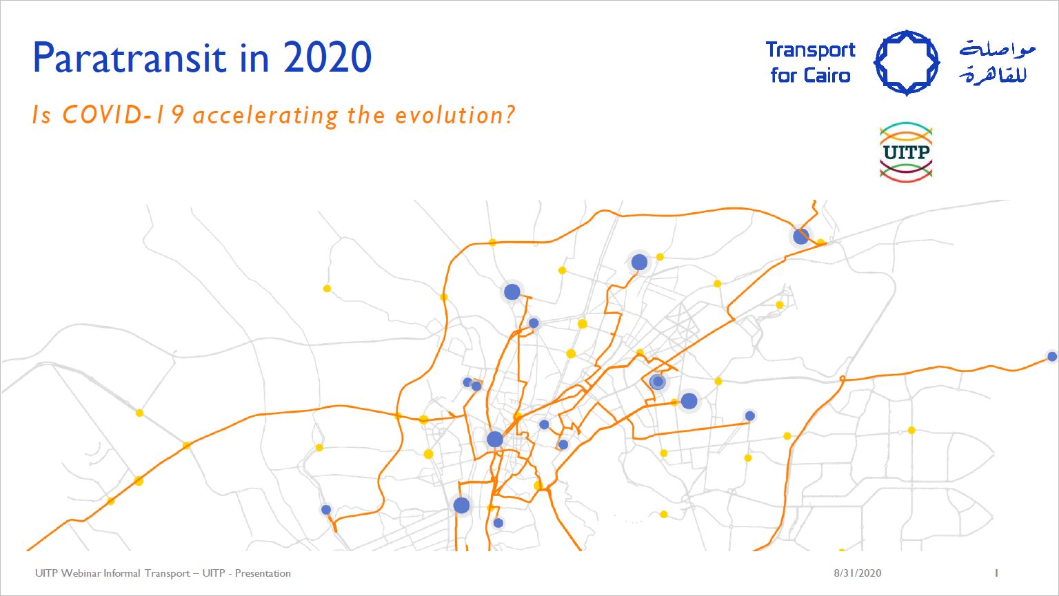 First UITP & SSATP Webinar on COVID-19 and Informal Transport: The Cases of Egypt and Uganda