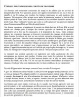 Une étude de cas sur les moyens intermédiaires de transport en Ouganda -- Les bicyclettes et les travaux des femmes en milieu rural -- Section V