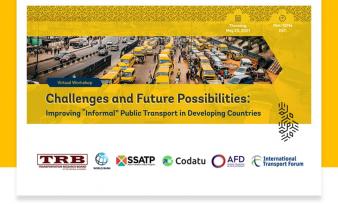 Virtual Workshop on Improving "Informal" Public Transport in Developing Countries