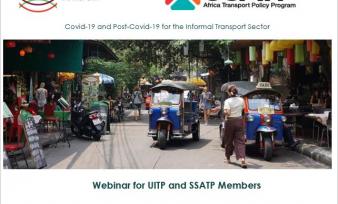 Joint UITP & SSATP Webinar 2: Key Factors of Success to Formalize Informal Transport and the Significance of Authorities